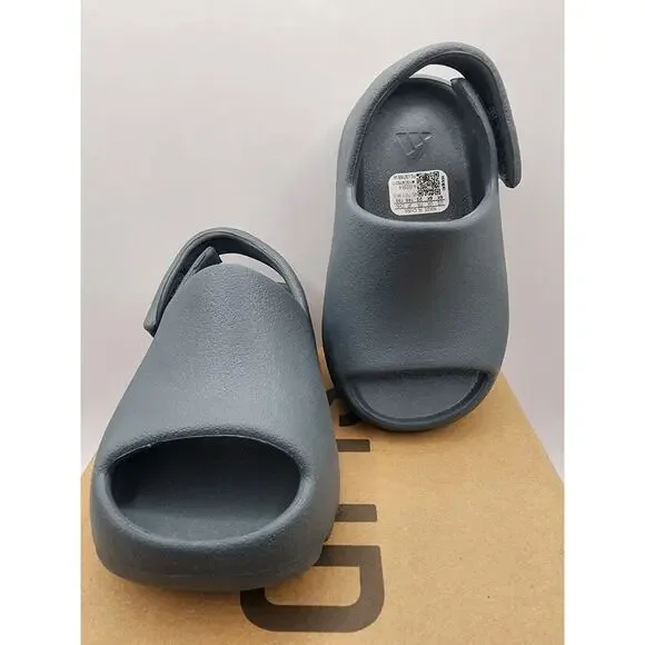 adidas Yeezy Slide InfantSlateMarine ID2354 Toddler Size 6K Used Great Condition - Picture 3 of 7